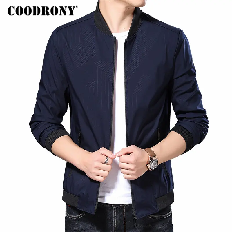 Бренд COODRONY, куртка-бомбер, Мужская Уличная Повседневная куртка, Мужская одежда, новинка, осенне-зимнее пальто, мужские куртки и пальто, 98003