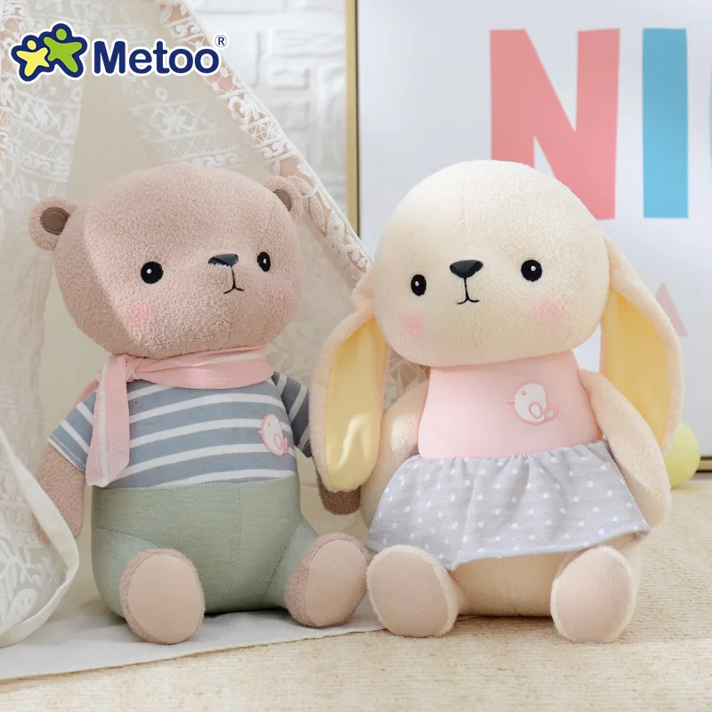 Кукла Metoo плюшевые игрушки для девочек милый кролик медведь мягкие Мультяшные