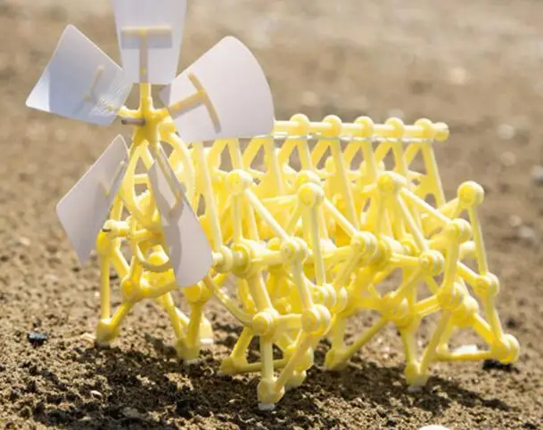 DIY 3D головоломка ветер мощь зверь ходунки мощность ed ходьба сборка strandbeest модели