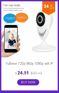 YuBeter, ip-камера 1080 P, wifi, беспроводная, CCTV, камера безопасности, детский монитор, kamera, HD, офисное видеонаблюдение, ночное видение, двухстороннее аудио