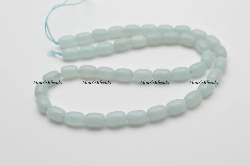 

Natural Pure Color Amazonite Barrel Drum Shape Stone Loose Beads Jewelry making supplies 5 strands per lot