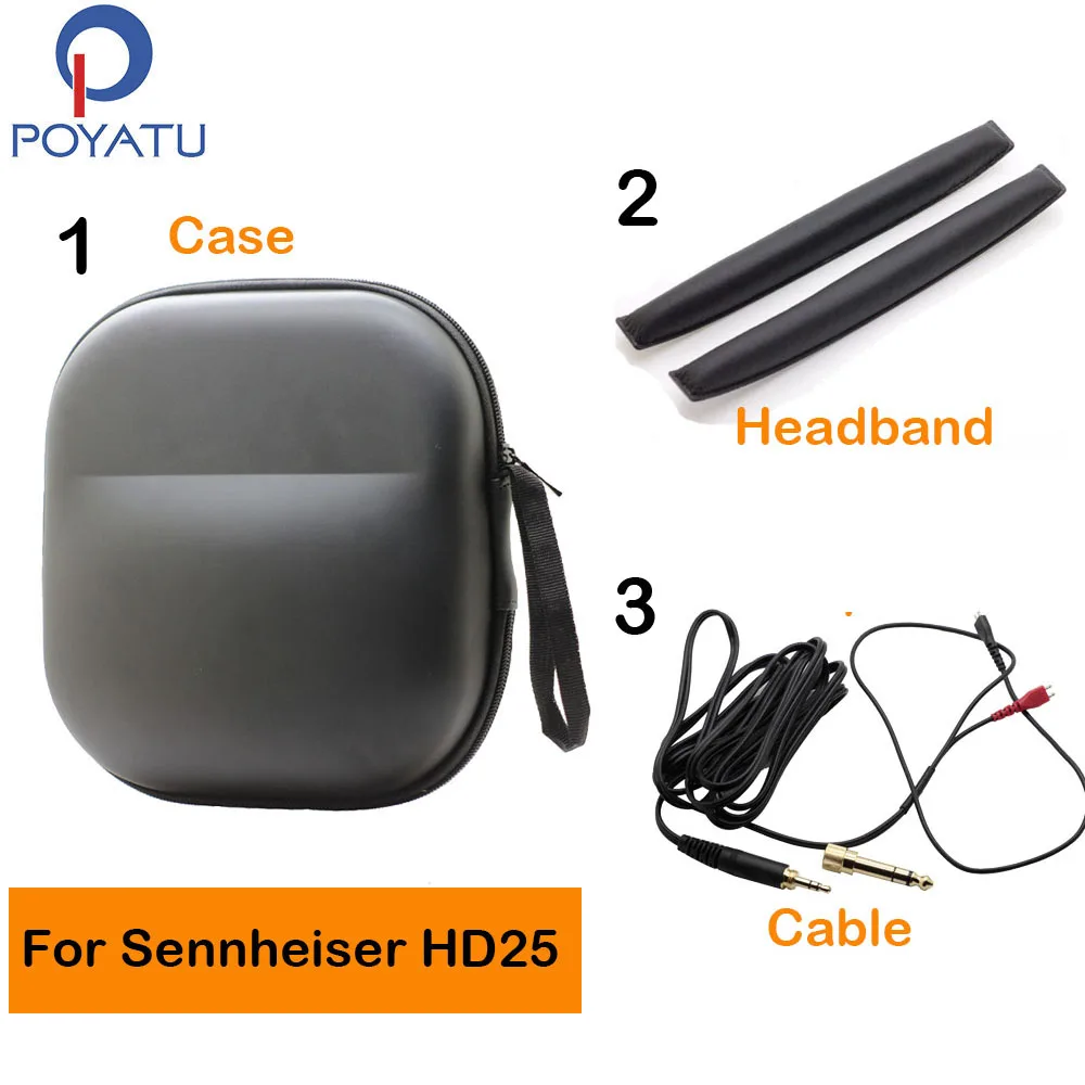 Наушники POYATU замена кабеля для Sennheiser HD25 1 наушников чехол шнуры повязка на