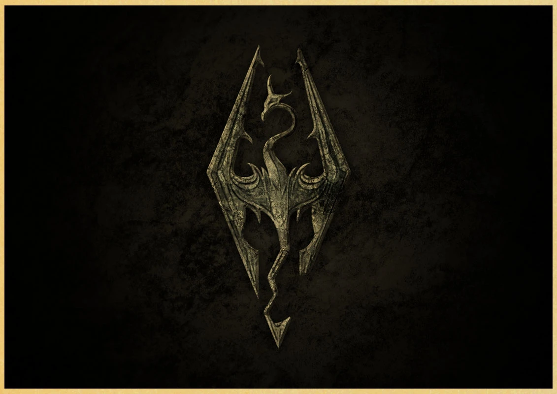 Ролевые игры The Elder Scrolls V Skyrim ролевые карты ретро постер винтажный настенный Декор для дома бара кафе для детской комнаты