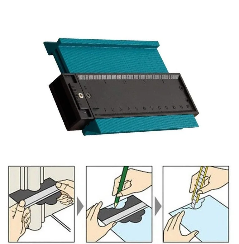 ABS plastic Profile Gauge Plastic Contour Copy Duplicator Circular Frame Tool Measuring Analysis Instrument L221 | Инструменты