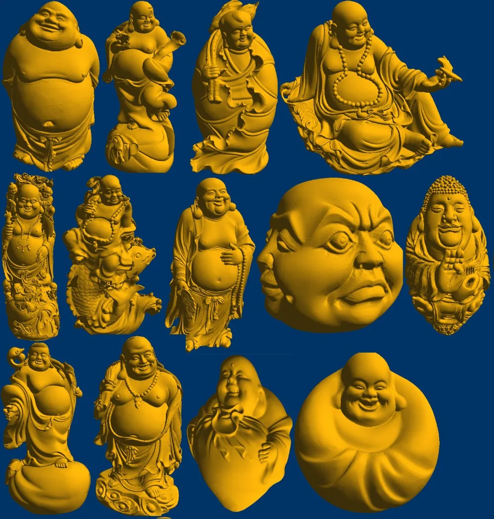 13 шт. 3d модель STL Формиата ЧПУ и рельефная печать Будда|3d model stl|model stl3d cnc |