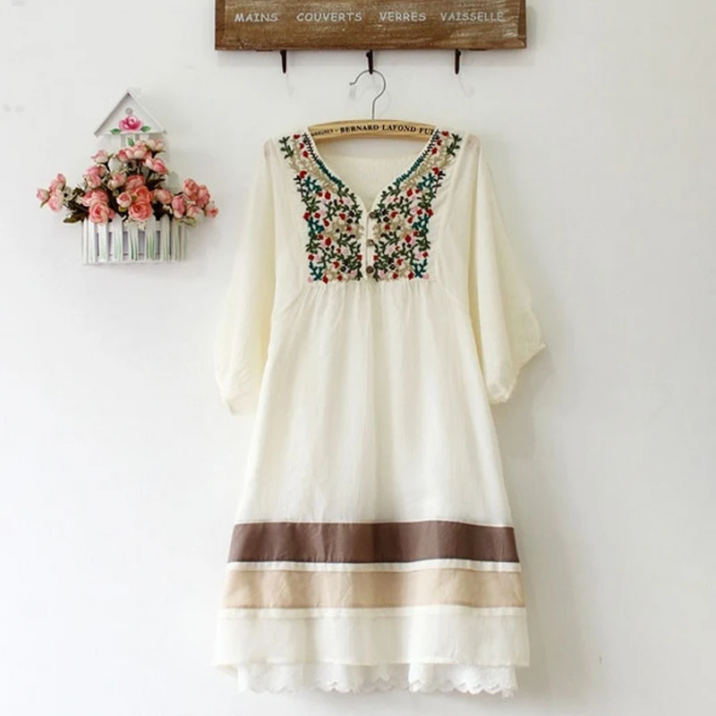 Платья для беременных Хлопковое платье Blous blusa одежда больших размеров Одежда
