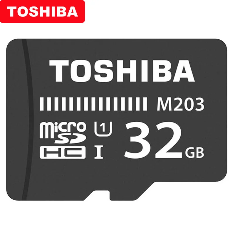 Карта памяти TOSHIBA Micro SD M203 класс 10 16 ГБ 32 64 128 карта C10 Mini SDHC SDXC TF-карта для смартфонов