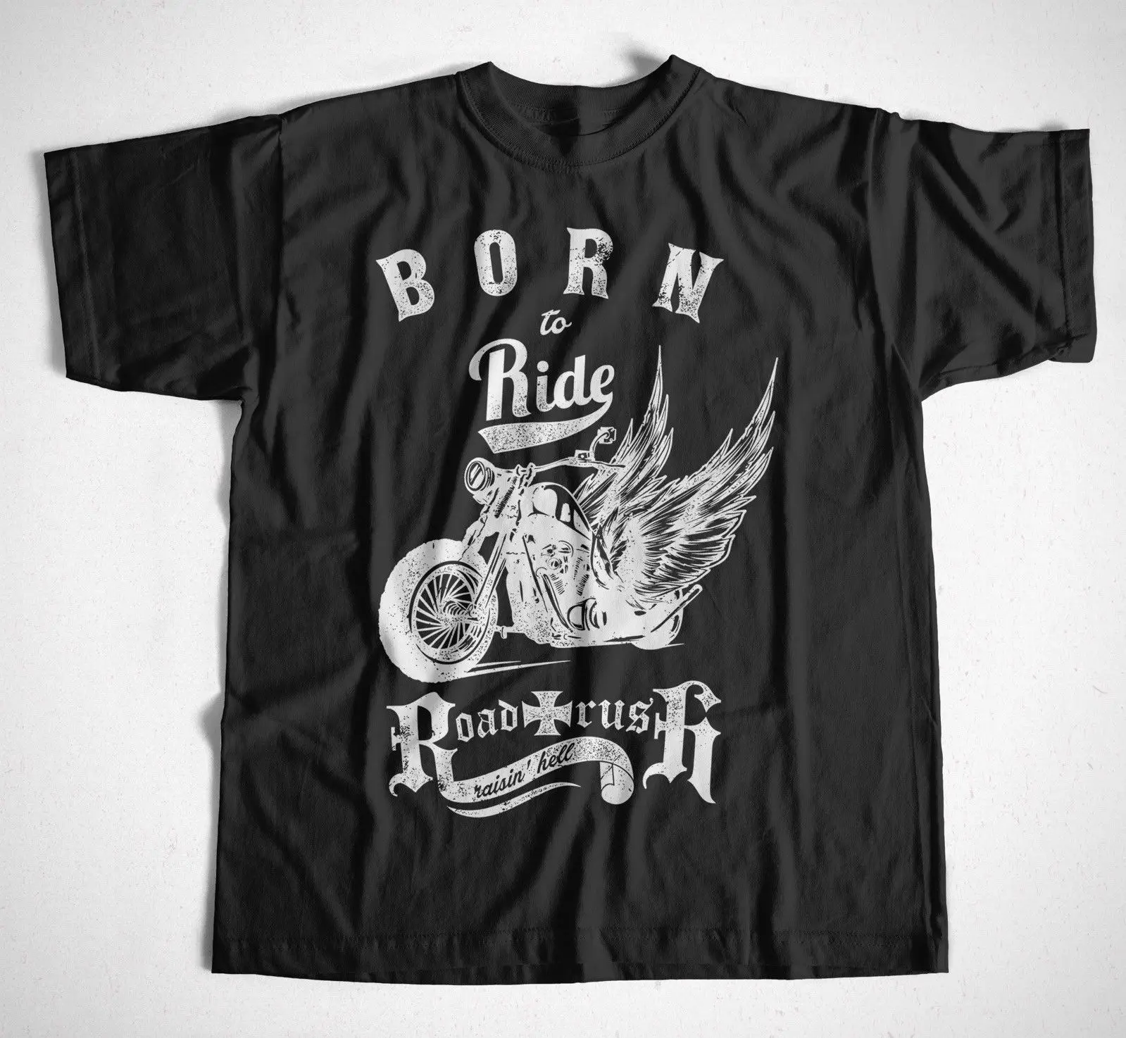 Футболка рокер 77 S 3XL Easy Rider Route 66 Байкер пользовательские Bikeer Motorrad Kult Топ Harajuku