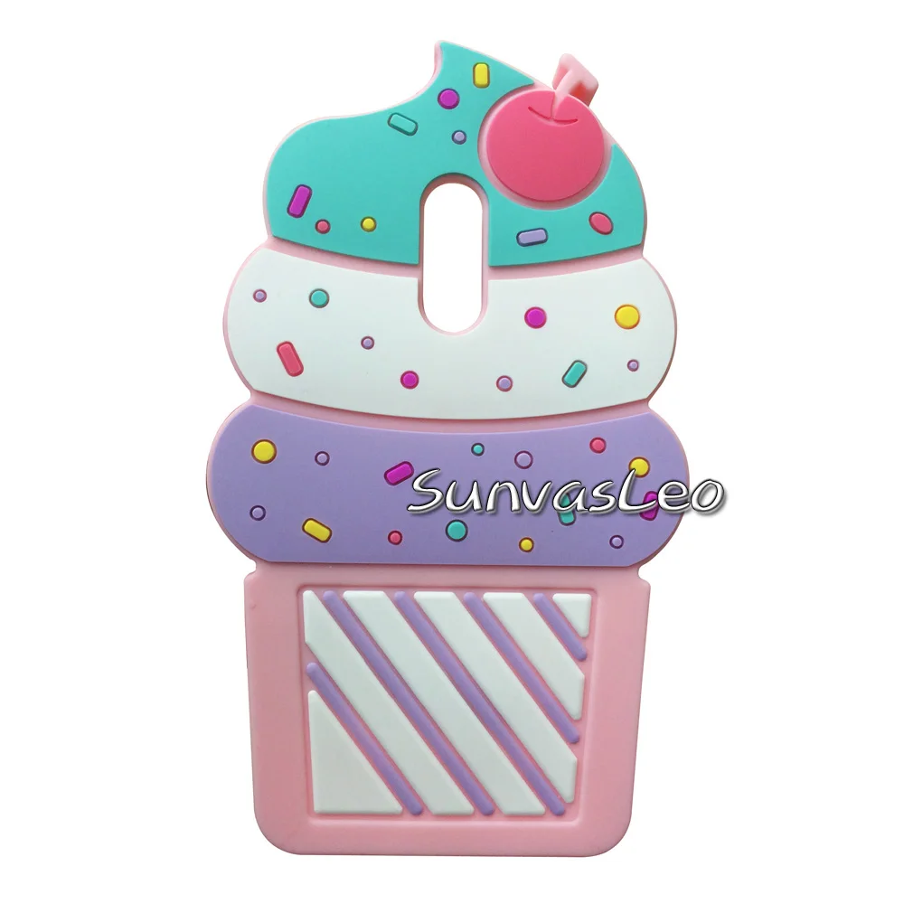 Pink Cherry IceCream Для LG Q Stylo 4 Q710MS 3D Мягкий силиконовый чехол милый мультфильм животных резиновый чехол на заднюю панель мобильного телефона оболочка кожа для LG Q Stylus Plus - Цвет: Pink Cherry IceCream