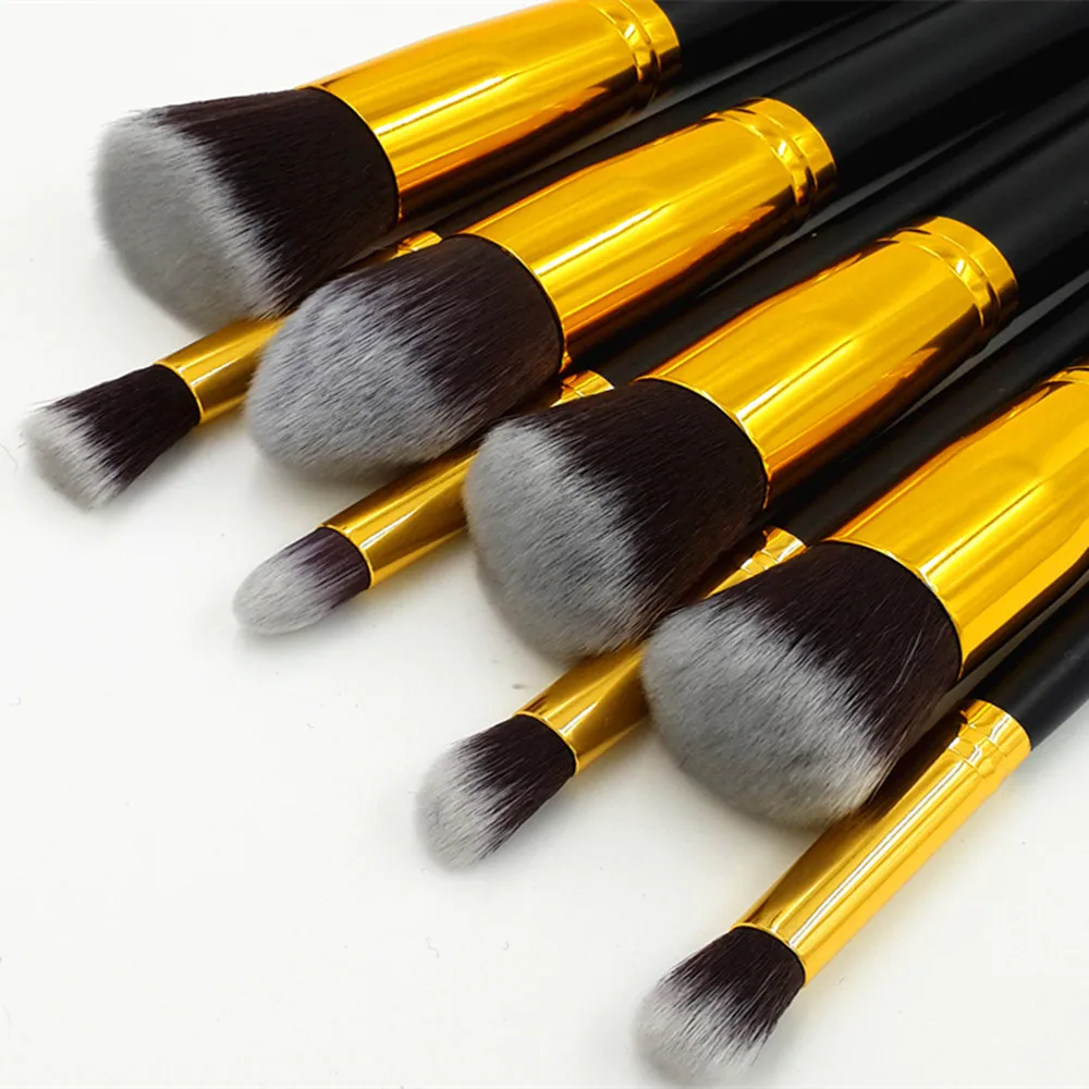 Высокое качество цвета 8 шт. Кисточки для макияжа из натурального материала