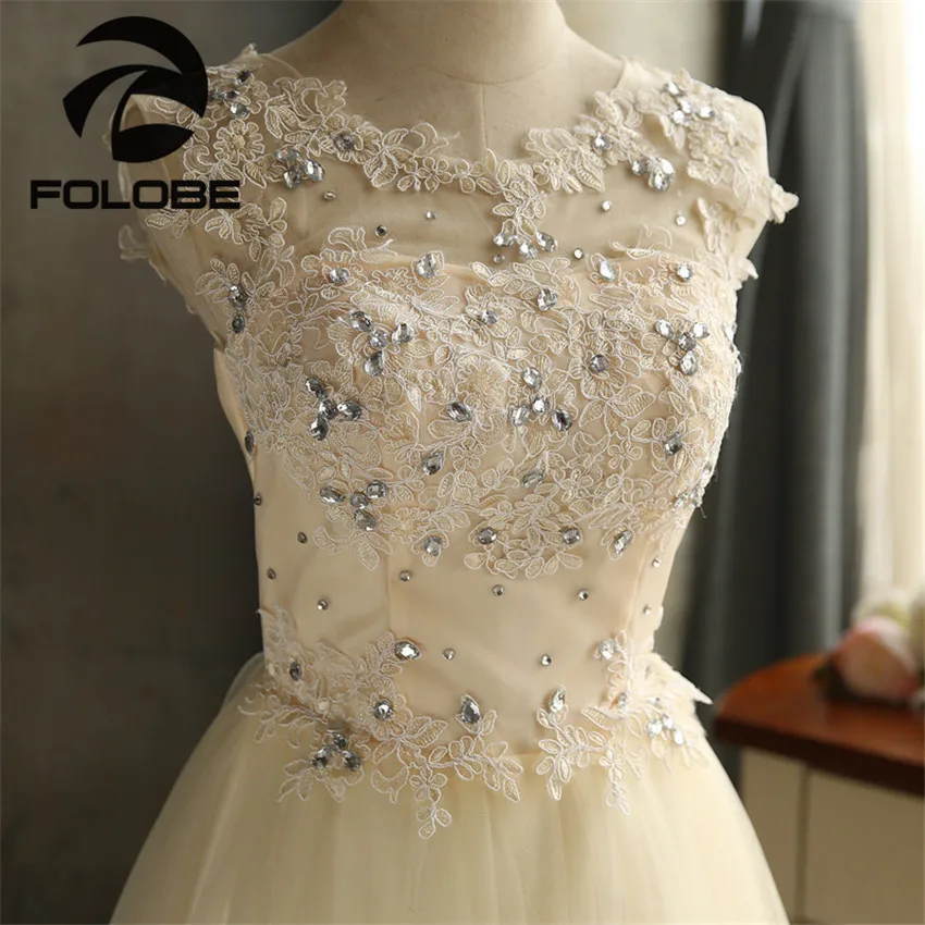 Элегантное кружевное платье с прозрачным вырезом и бисером Vestidos De Festa Мини
