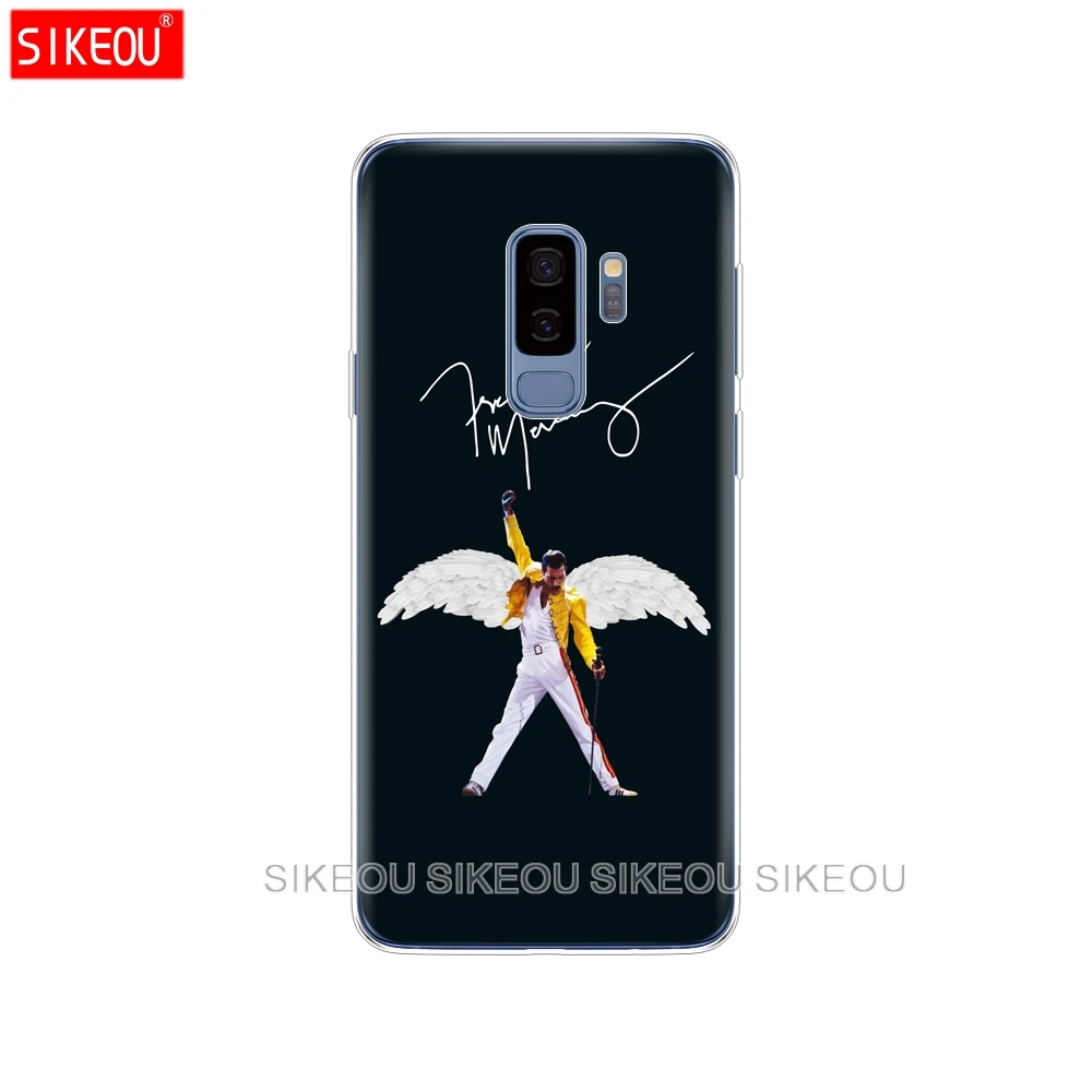Силиконовый чехол для Samsung Galaxy S9 S8 S7 S6 edge S5 S4 S3 PLUS телефона Freddie Mercury Queen band|Бамперы| |