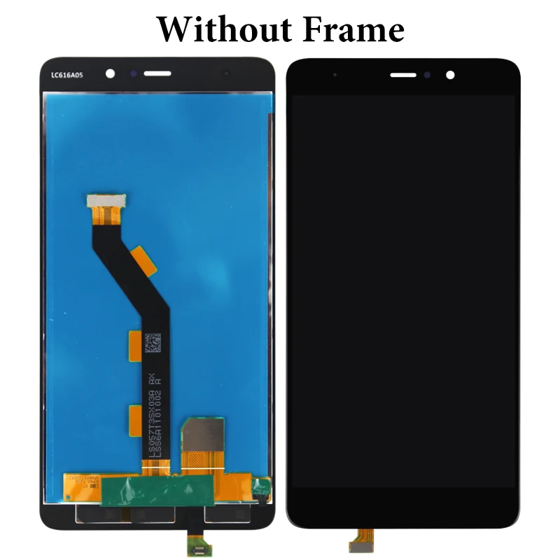 5 7 ''черный белый экран для Xiaomi Mi 5S Plus ЖК дисплей с рамкой дигитайзер сборка