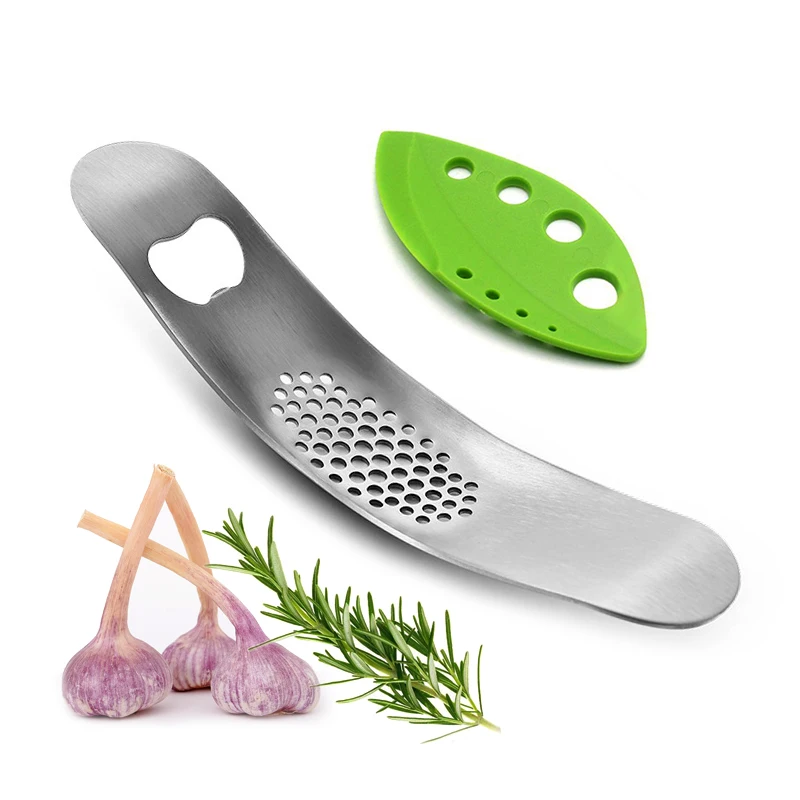 Пресс для чеснока с открывалкой бутылок и зачисткой трав чеснодробилка из