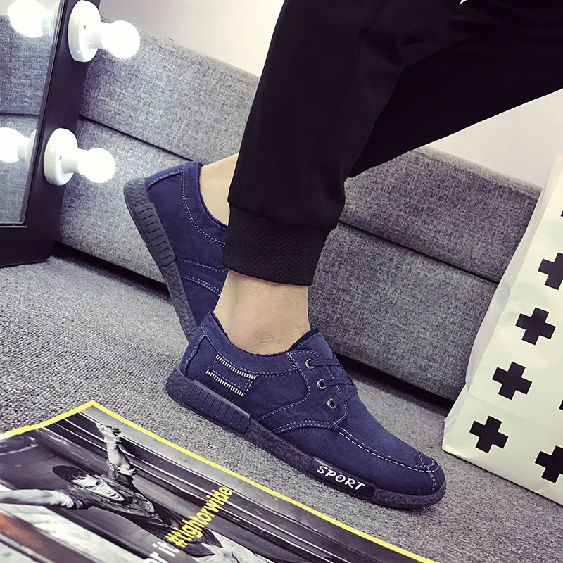 2017 Fashion Men Casual Shoes Denim Canvas British Flag Lace Up Breathable Mens Zapatos Hombre 5013 | Обувь