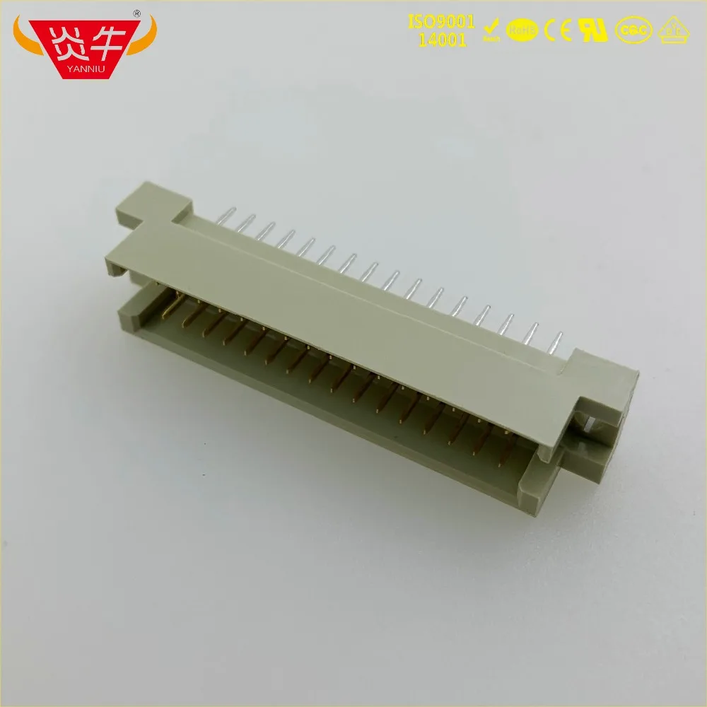 Разъем DIN 710-1100-3032-S 2*16P 32 контакта прямой штекер европейская розетка 9001-17481COOA NEXTRON 50