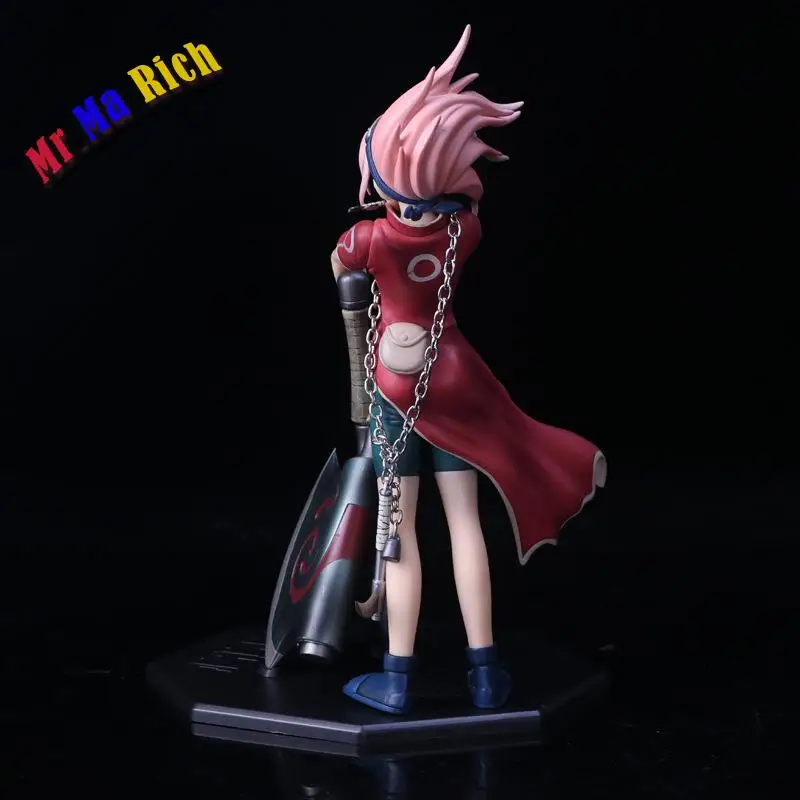 Аниме Shippuden Haruno Sakura Reviving Sharingan ПВХ фигурки Детские игрушки Brinquedos Коллекционная