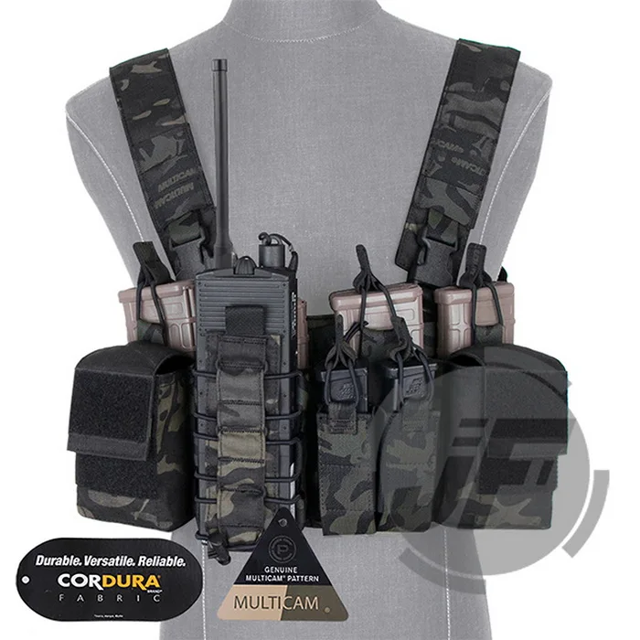 MCBK Emerson D3CR разрушительная среда тактическая нагрудная установка EmersonGear Боевой страйкбол охотничий жилет W/Mag многоцелевые сумки - Цвет: MCBK