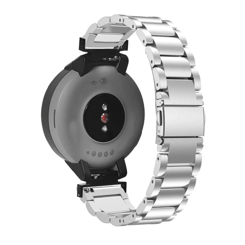 Silver HIPERDEAL умные аксессуары ремешок из нержавеющей стали Quick Release для Huami Amazfit Verge сменный ремешок Apr5 - Цвет: Silver