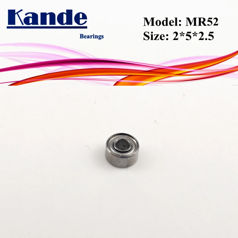 Подшипники Kande 10 шт. MR52ZZ MR52Z MR52 Z ZZ миниатюрный шарикоподшипник 2x5x2 5 мм|Валы| |
