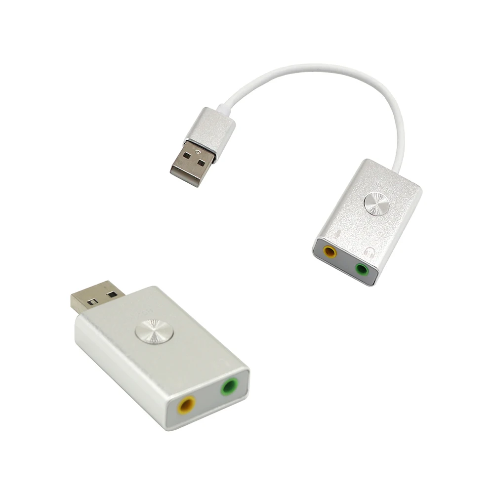 Новый USB 2 0 порт Virtual 9 1 3D стерео аудио адаптер конвертер для настольного ноутбука