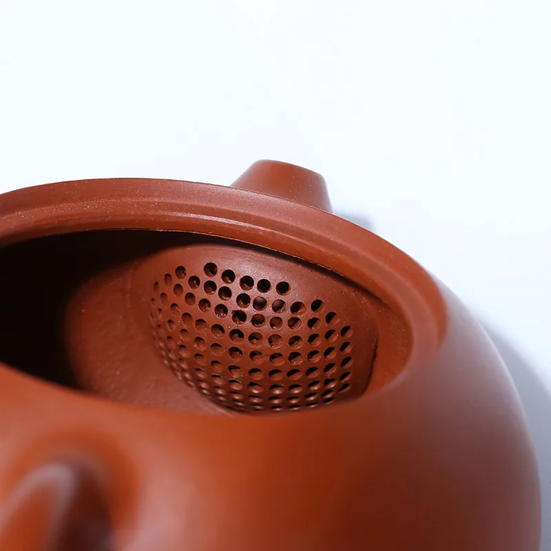 

Enameled Pottery Teapot Full Manual Raw Ore Zhu Ni Card Cover Xi Shi Kettle Kungfu Online Teapot Tea Set Gift 170 Milliliter