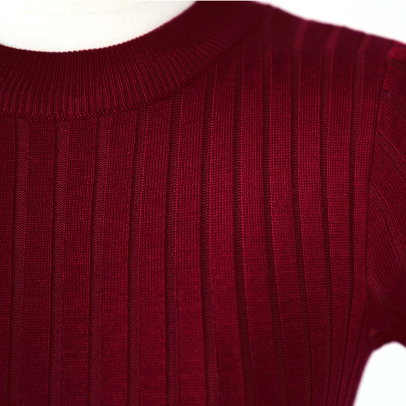 Женский базовый свитер с высоким эластичным воротником сезон осень-зима 2018