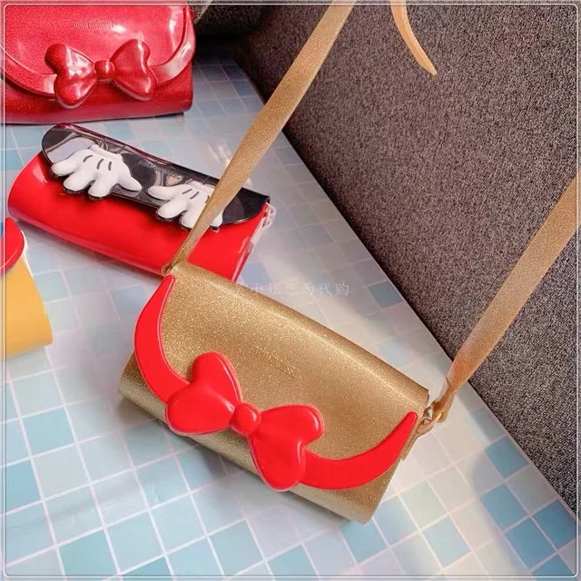 

Melissa Bag Original Cute Bag 2020 New Girl Jelly Sandals Black Red Gold