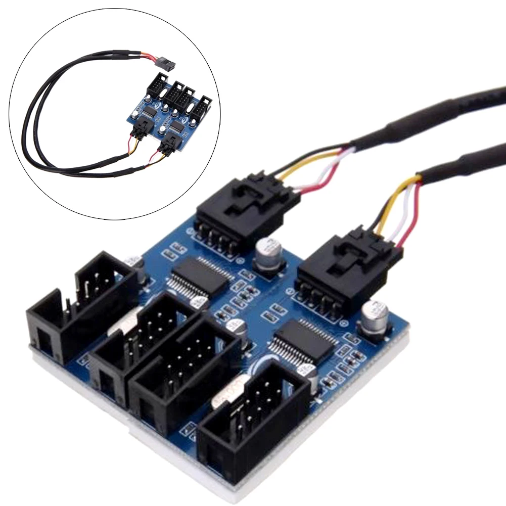 Легко установить адаптер сигнал сплиттера 9Pin заголовок удлинитель несколько от 1