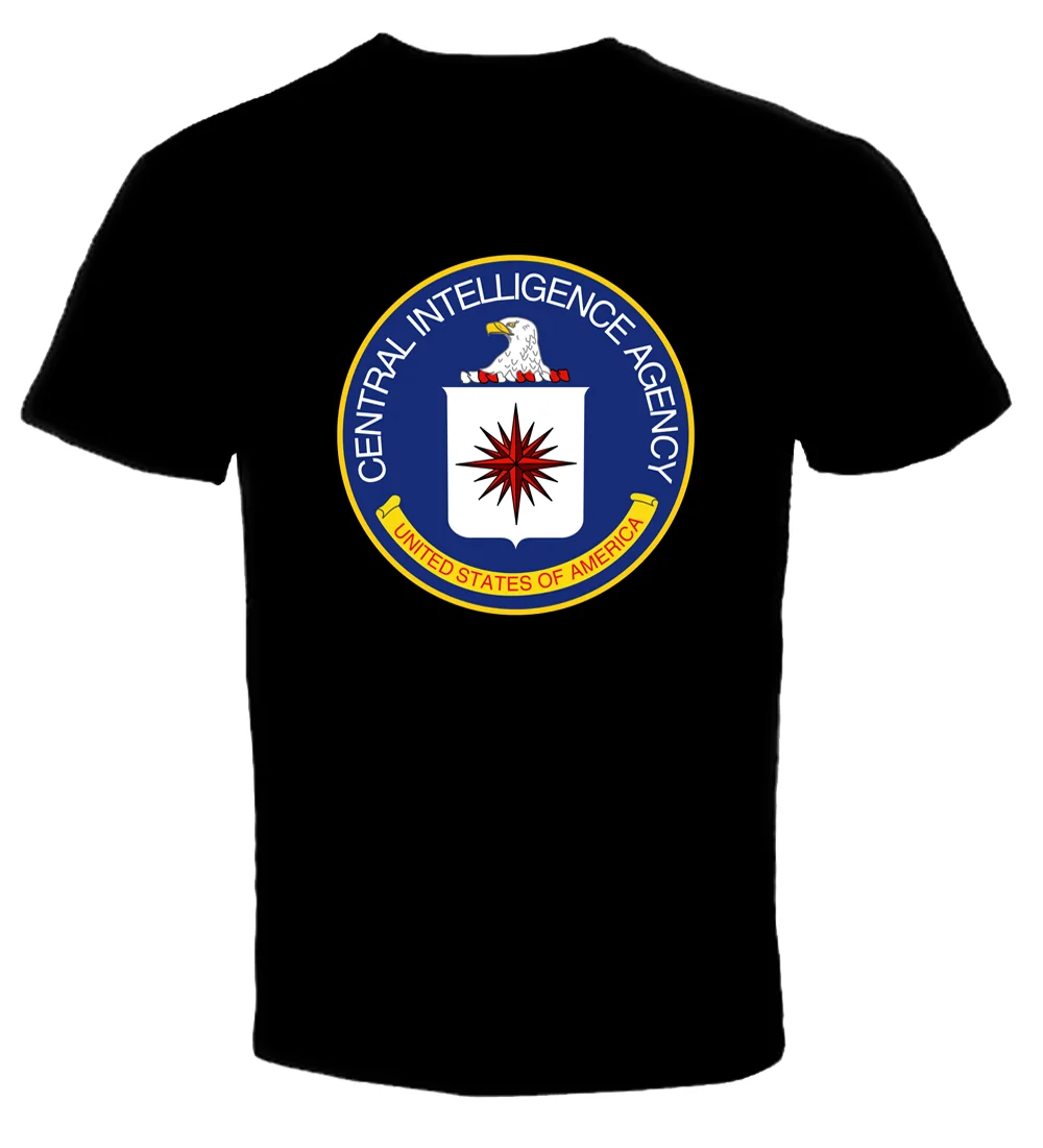 Футболка с центральным интеллектуальным агентством CIA 4 мужские футболки в стиле