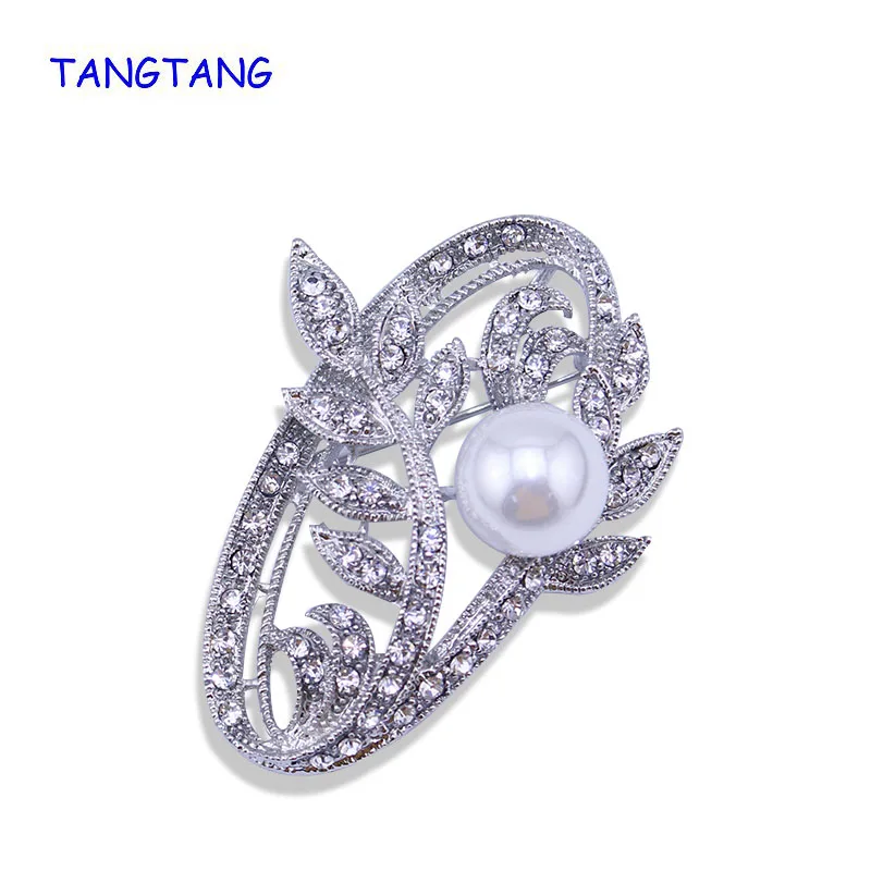 Популярные Модные Ретро Винтажные Украшения имитация жемчуга брошь в форме