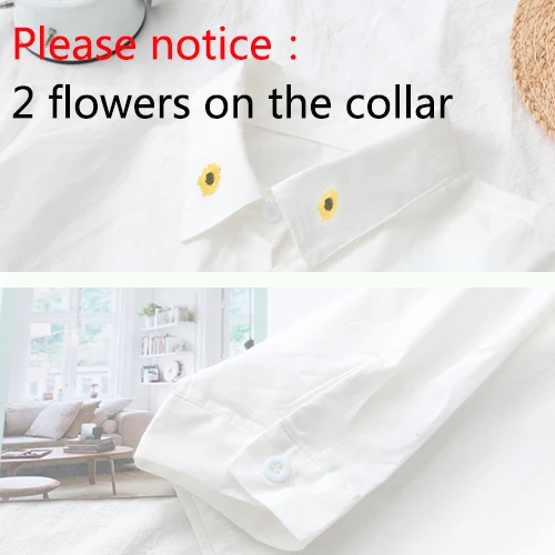 Новинка 2018 женские хлопковые белые блузки на пуговицах свободные с длинным