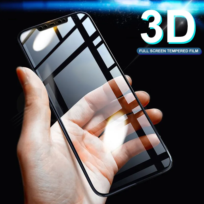 Защитное 3d стекло с полным покрытием для Xiaomi Mi 8 9 SE A1 A2 Lite Pocophone F1 Max 3 2 Note закаленное