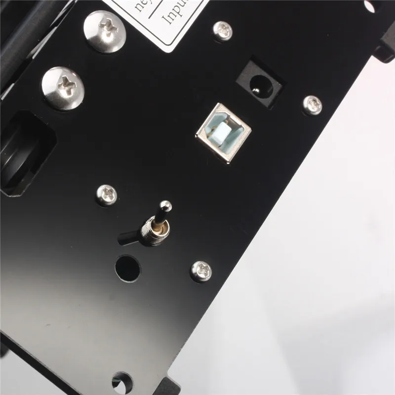 

Black 3500mW 405nm DIY Laser Engraving Machine Printer Print Logo Picture Laser Engraving Machine