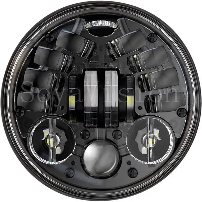 Светодиодный точечный светильник 5 75 дюйма дюймов 3/4 для Harley Softail Dyna проектор