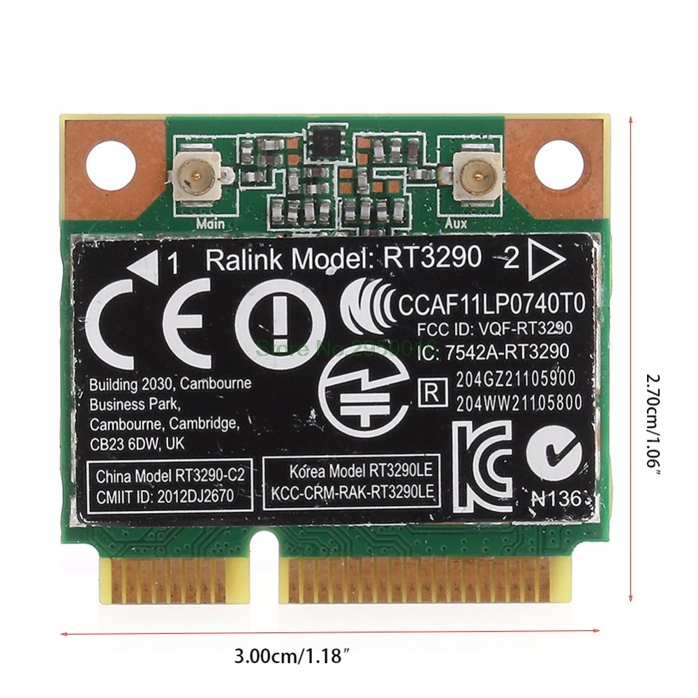 150M Wi-Fi беспроводная сетевая карта Bluetooth для RT3290 hp Pavilion G7-2000 Ralink 802.11b/g/n wifi адаптер C26