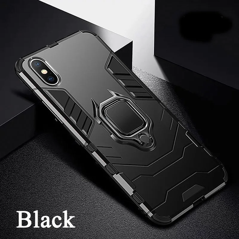 Ударопрочный черный пантера чехол для телефона iPhone XS Max XR X задняя крышка 7 plus 8 и