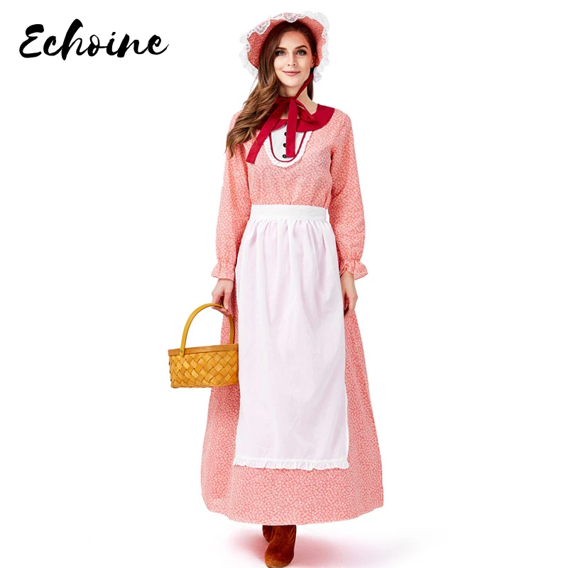 Фартук для косплея горничной из Калифорнии с длинным рукавом|Праздничные