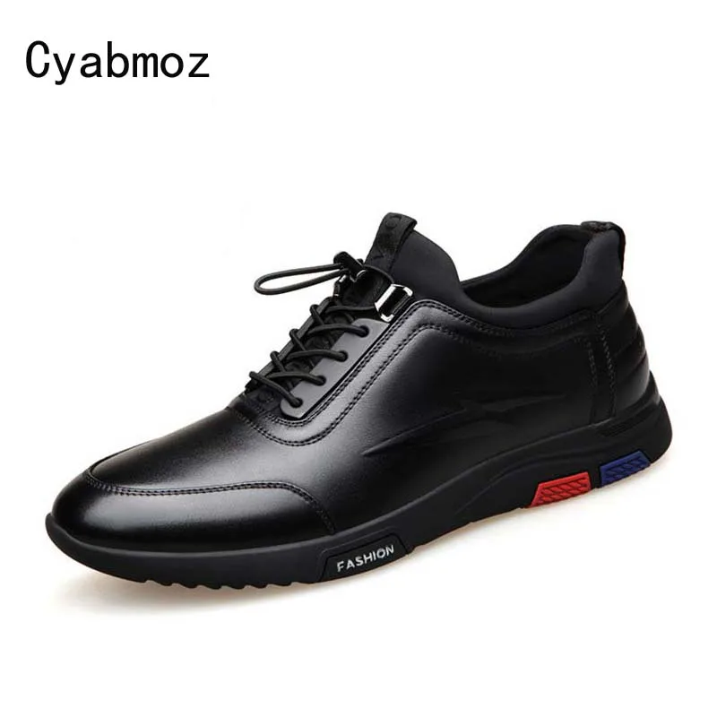 Cyabmoz Brand Fashion Height Increasing 6 cm Men Casual Shoes Male Invisible Elevator Man Comfortable Oxfords Lace-up | Обувь