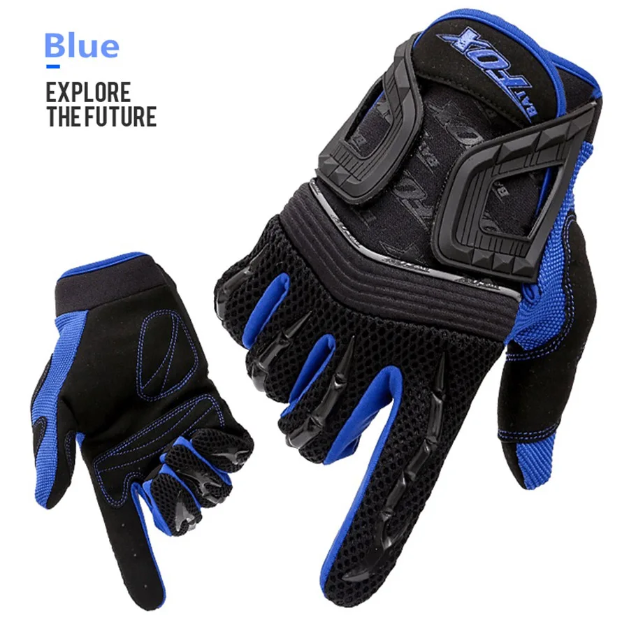 BATFOX перчатки для велоспорта мужские спортивные с полным пальцем