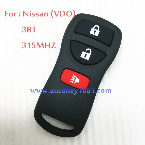 Ключи для Nissan VDO 3 кнопки дистанционного плата управления 315 МГц лучшего качества