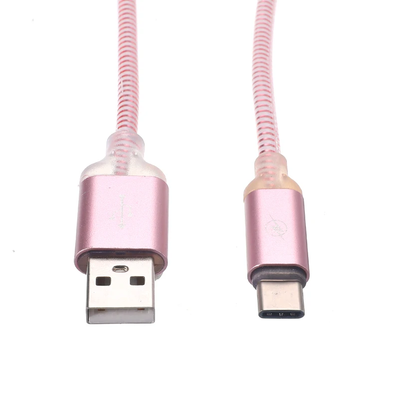 Новый Android градиент Llight Type C USB зарядный кабель для Onplus 5T Xiaomi Samsung phone светящийся