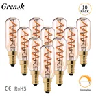 Светодиодная лампа накаливания T25 T6, 3 Вт, 2200 к, E12, E14, 220 В