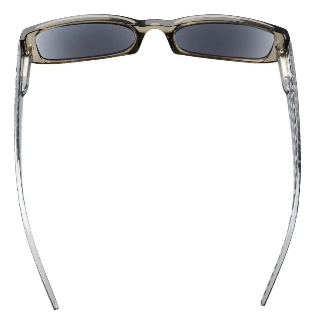 R040P серые линзы в горошек узорчатые дужки очки для чтения солнцезащитные + 0 50 4 00|sun