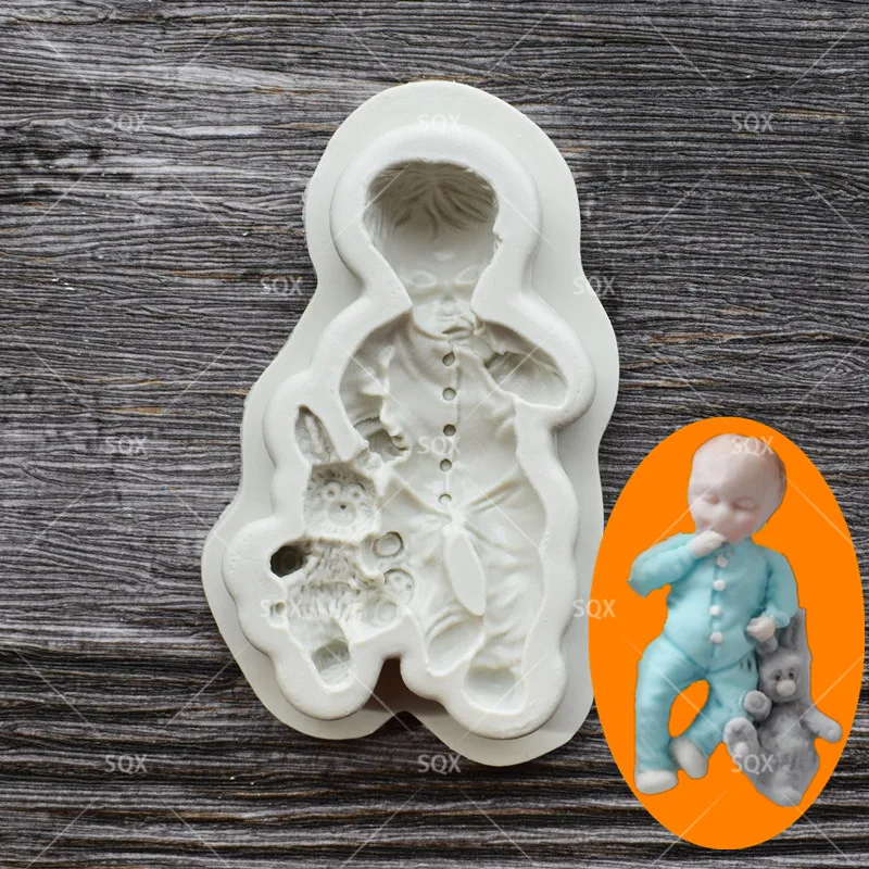 

Формы для выпечки шоколадных тортов Little Boy, силиконовые формы, инструменты для украшения тортов, Кондитерские инструменты, кухонные принадл...