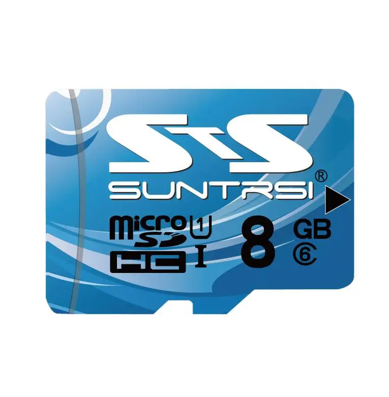 Suntrsi Microsd SD карта 256 ГБ 128 Гб карта памяти Мини TF карта класс 10 высокоскоростная Micro TF карта 64 ГБ реальная емкость - Емкость: 8GB class 6