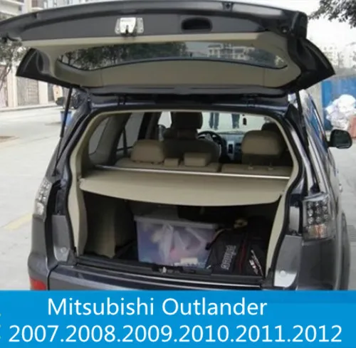 Защитный чехол для заднего багажника Mitsubishi Outlander 2007 2012|cargo cover|trunk shadetrunk cover |