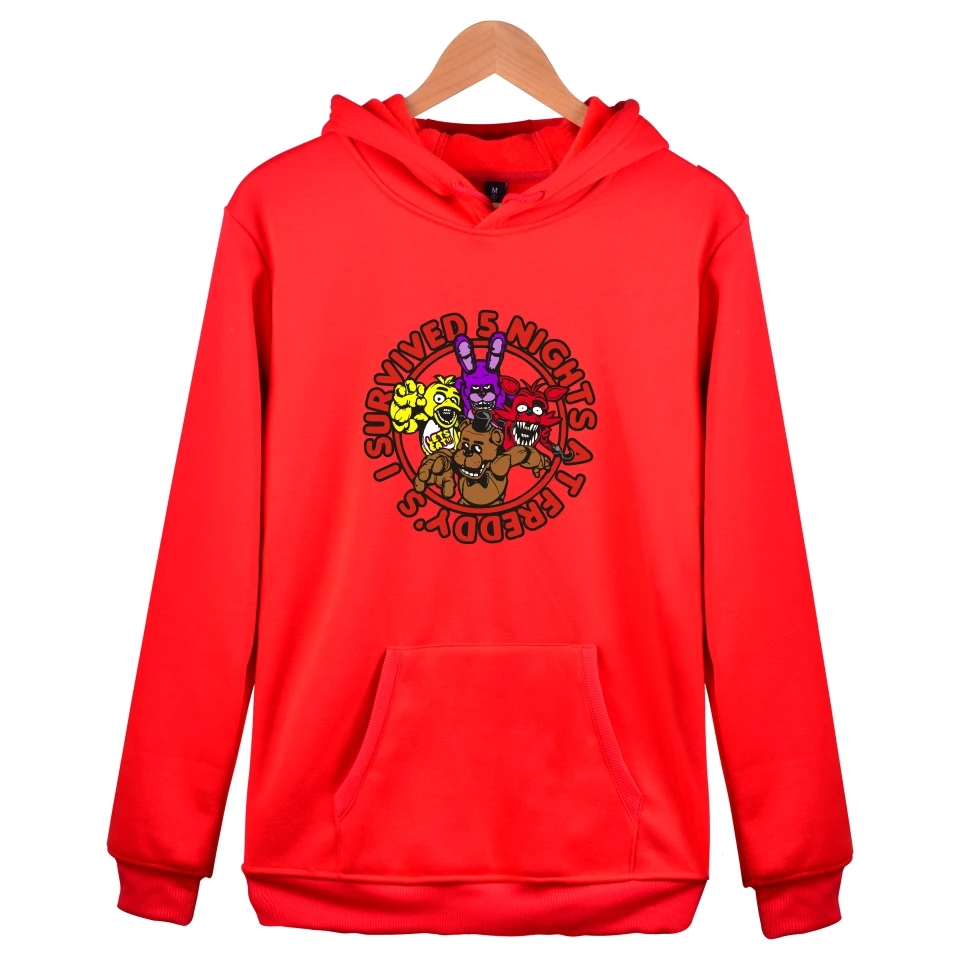 Fnaf толстовки и свитшоты Новинка года, толстовки с капюшоном для мальчиков five nights at, верхняя одежда Фредди, мужские толстовки, пальто Топы с рисунками FNAF