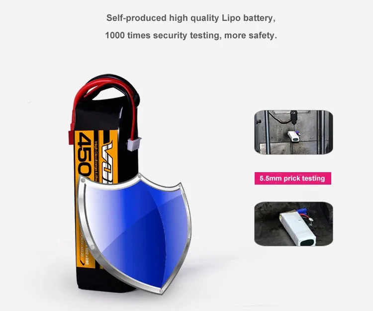 Высокое Качество Аккумуляторная Батареи Lipo vok Мощность 11.1 В 4500 мАч 3 S 45C XT60 Плагин |