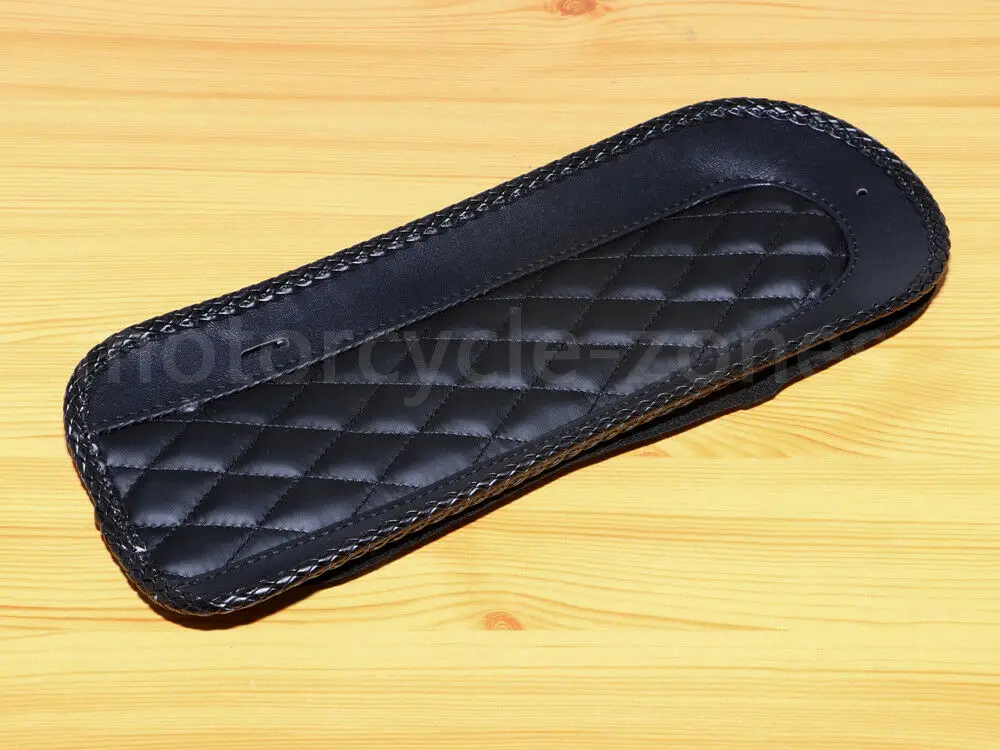 Мотоцикл черный 14,2" кожа пламя заднее крыло Solo сиденье для Harley Touring 2008 2009 2010 2011 2012 2013